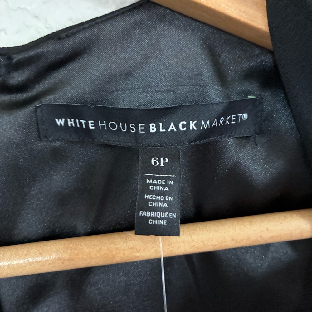 White House Black Market Black Midi Dress - Picture 6 of 8